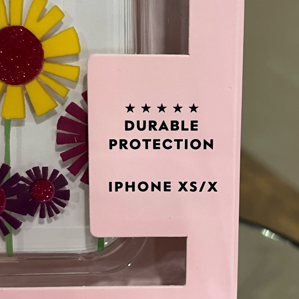 kate spade Glitter Garden Cat iPhone Case for iPhone XS/X, new! - Picture 6 of 6